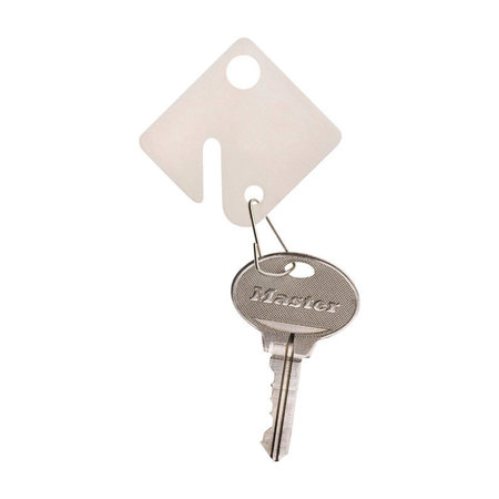 MASTER LOCK Key Tags Rect Plstc Bg20 7117D